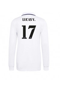 Fotbalové Dres Real Madrid Lucas Vazquez #17 Domácí Oblečení 2022-23 Dlouhý Rukáv